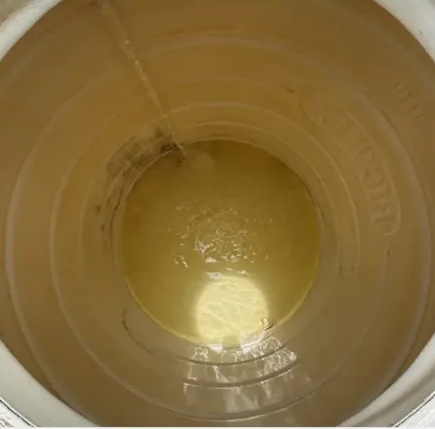 Tank after cleaning